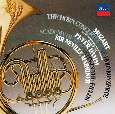 Peter Damm Neville Marriner Academy Chamber Orchestra Mozart Complete Horn Conce