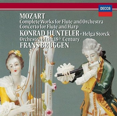 Konrad Hünterer Helga Storck 18th Century Orchestra Bruggen France Mozart Flute