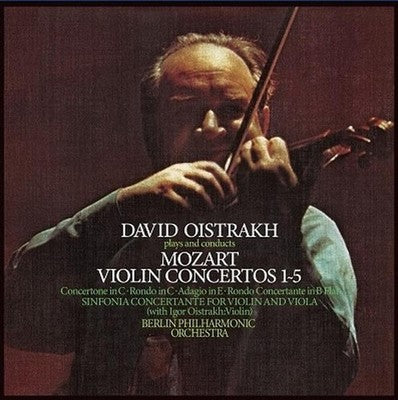 David Oistrakh Igor Oistrakh Berlin Philharmonic Orchestra Mozart Complete Violi