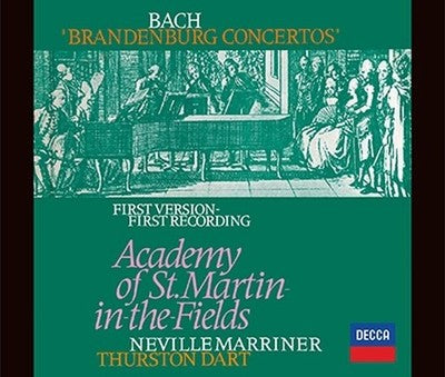 Neville Marriner Academy Chamber Orchestra J.S. Bach Complete Brandenburg Concer