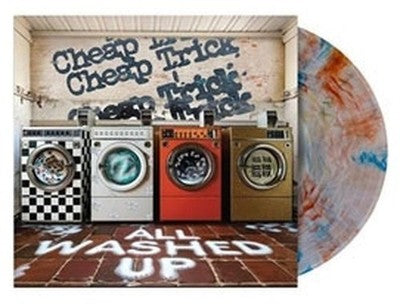 Cheap Trick All Washed Up Exclusive Tower Records Limited Clear With Orange & Bl