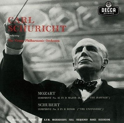 Karl Schulicht Vienna Philharmonic Orchestra Mozart Symphony No. 35 Haffner Schu