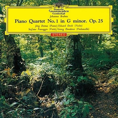 Jorg Demuth Eduard Drolz Georg Donderer Brahms Piano Quartet No. 1 No. 3 Tower R