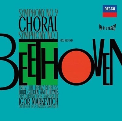 Igor Markevitch Lamoureux Orchestra Beethoven Symphony No. 1 No. 5 Fate No. 8 No