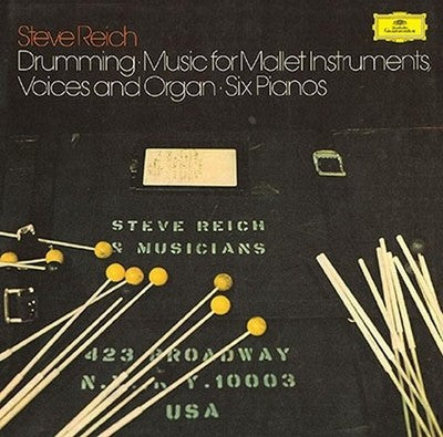 steve reich Reich Drumming 6 Pianos Keyboard Percussion Voice Music for Organ To