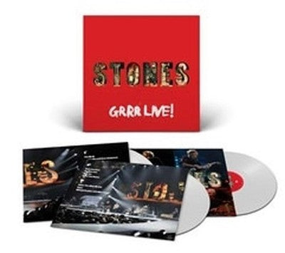 The Rolling Stones GRRR Live! Tower Records Limited Edition White Vinyl