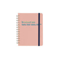 Delfonics Rollbahn 2026 Diary Schedule Monthly Drop M Starts October 2025 Pink