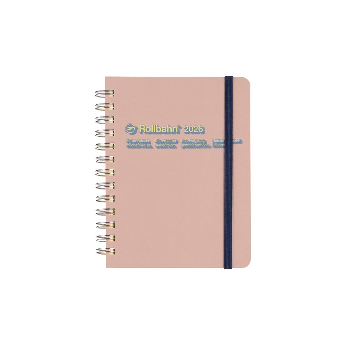Delfonics Rollbahn 2026 Diary Schedule Monthly Drop M Starts October 2025 Pink