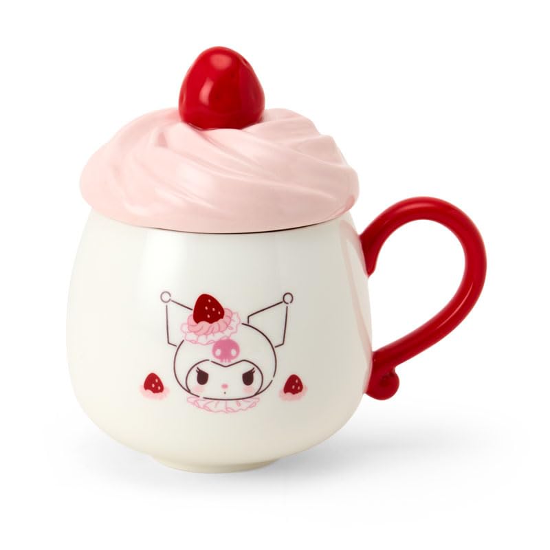 SANRIO Mug Strawberry Whipped Cake Kuromi 284254 NEW