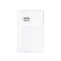 Kokuyo Jibun Techo Diary Mini Planner 2026 Monthly/Weekly B6 Slim White Ni-Jcmd_