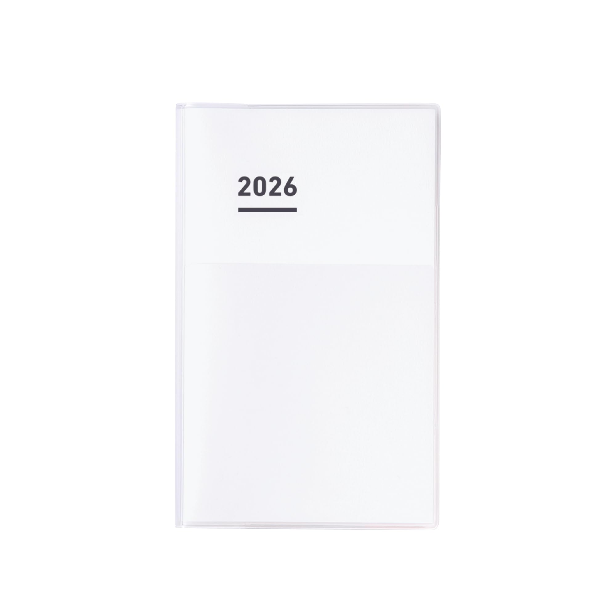 Kokuyo Jibun Techo Diary Mini Planner 2026 Monthly/Weekly B6 Slim White Ni-Jcmd_