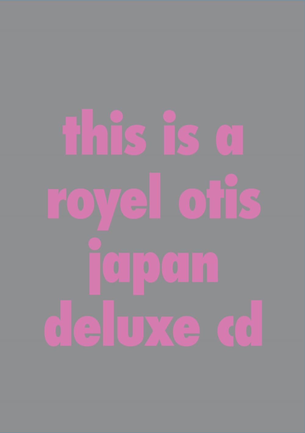 Royel Otis Hickey Japan Limited Edition CD + A5 size Mini Magazine New NEW