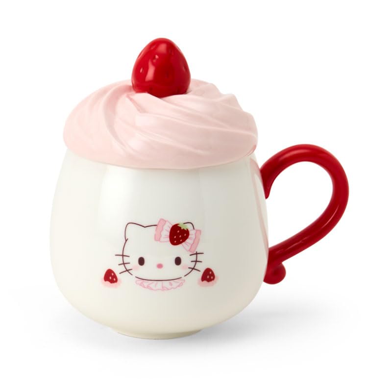 'Sanrio Hello Kitty Strawberry Whipped Cake Mug 284106 290ml NEW'