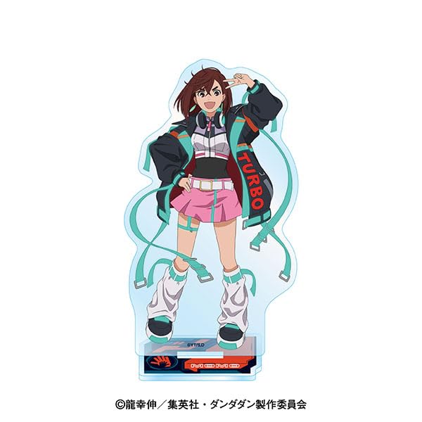 'Ensky TV Anime Dandadan Momo Cyber Punk Acrylic Stand No 1 161x93x45mm Japan NEW'
