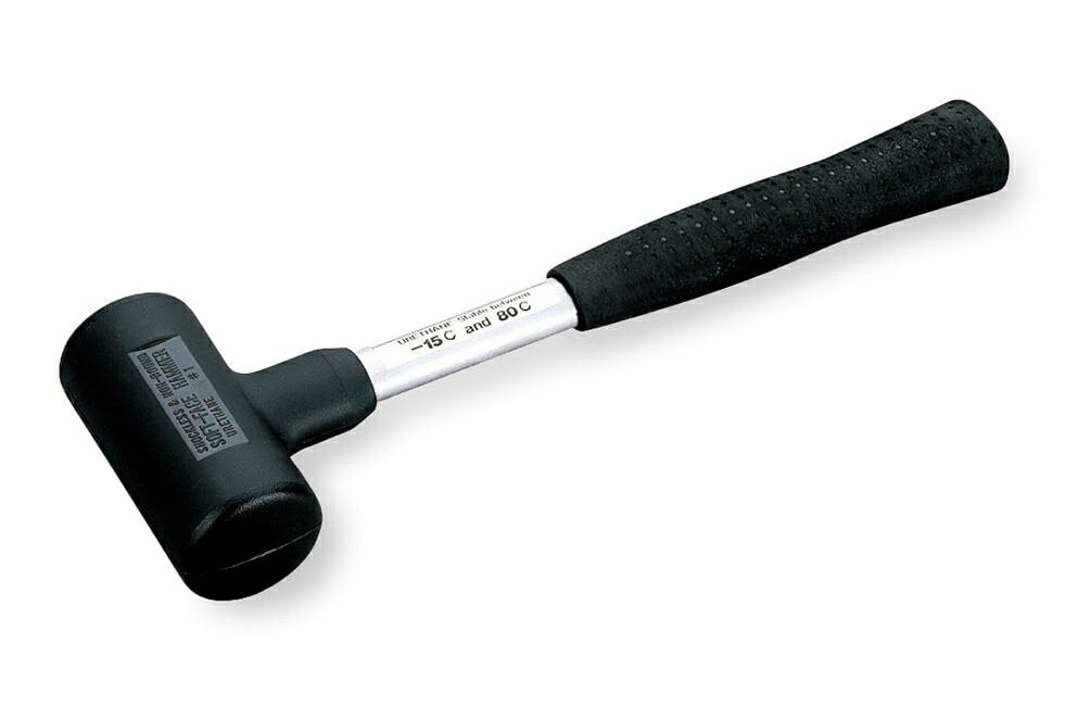'TONE UH-10 Urethane Shockless Hammer Black 1 lb Hand Tool Japan NEW'