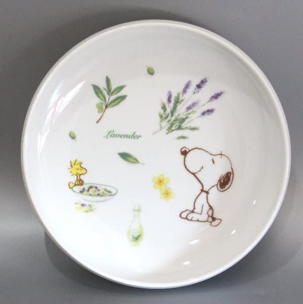Shimizutougyou Herb Forest Snoopy Easy-to-Scoop Bowls Set of 2 Patterns NEW