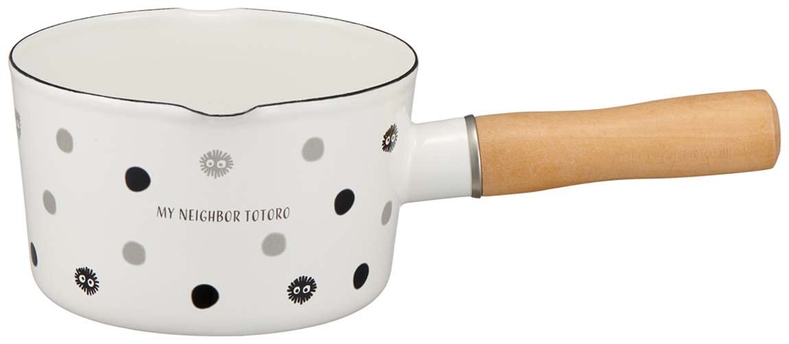 'Skater Enamel Double-Mouth Milk PanSaucepan 13cm 0.8L Studio Ghibli My NEW'