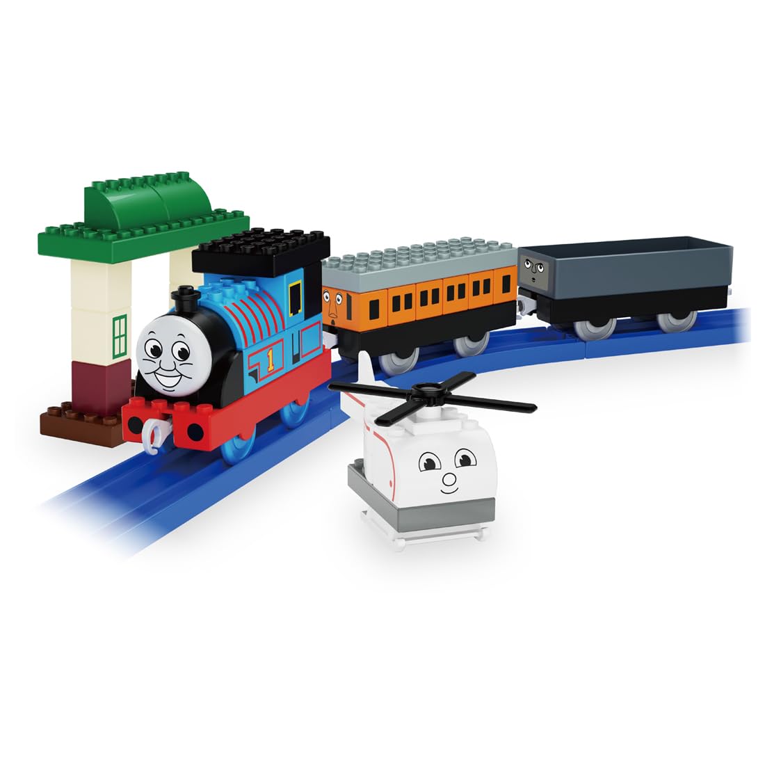'Takara Tomy Tomica Plarail Blocks Thomas the Tank Engine Entry Set Ages 3+ NEW'