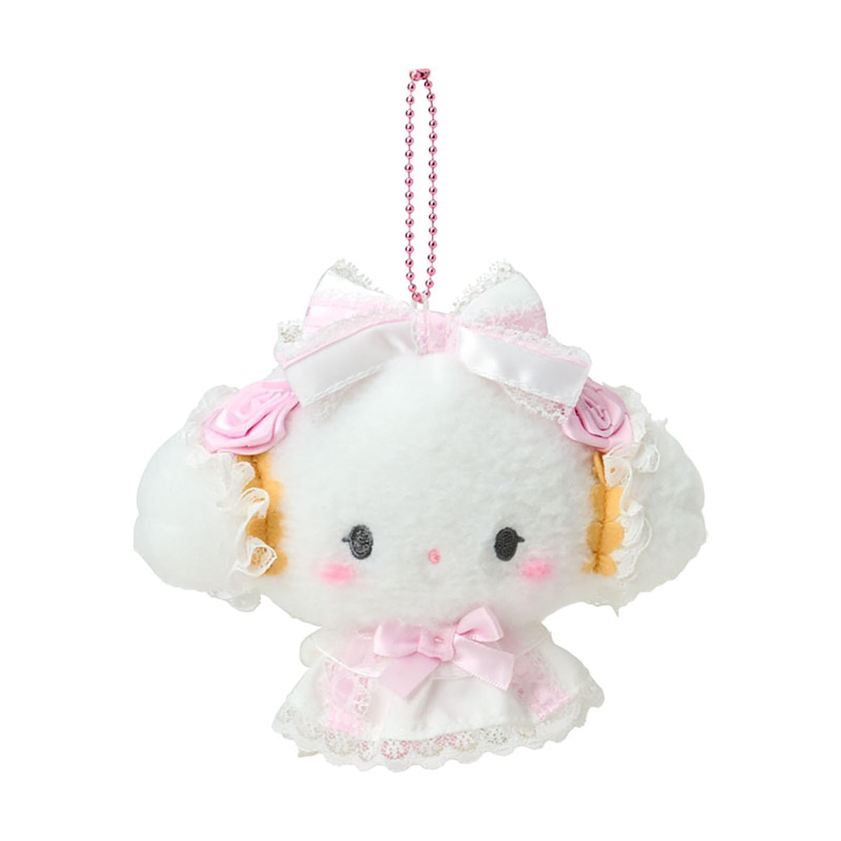 'Sanrio Kogimyun White Frill Mascot Holder 011533 6+ NEW'