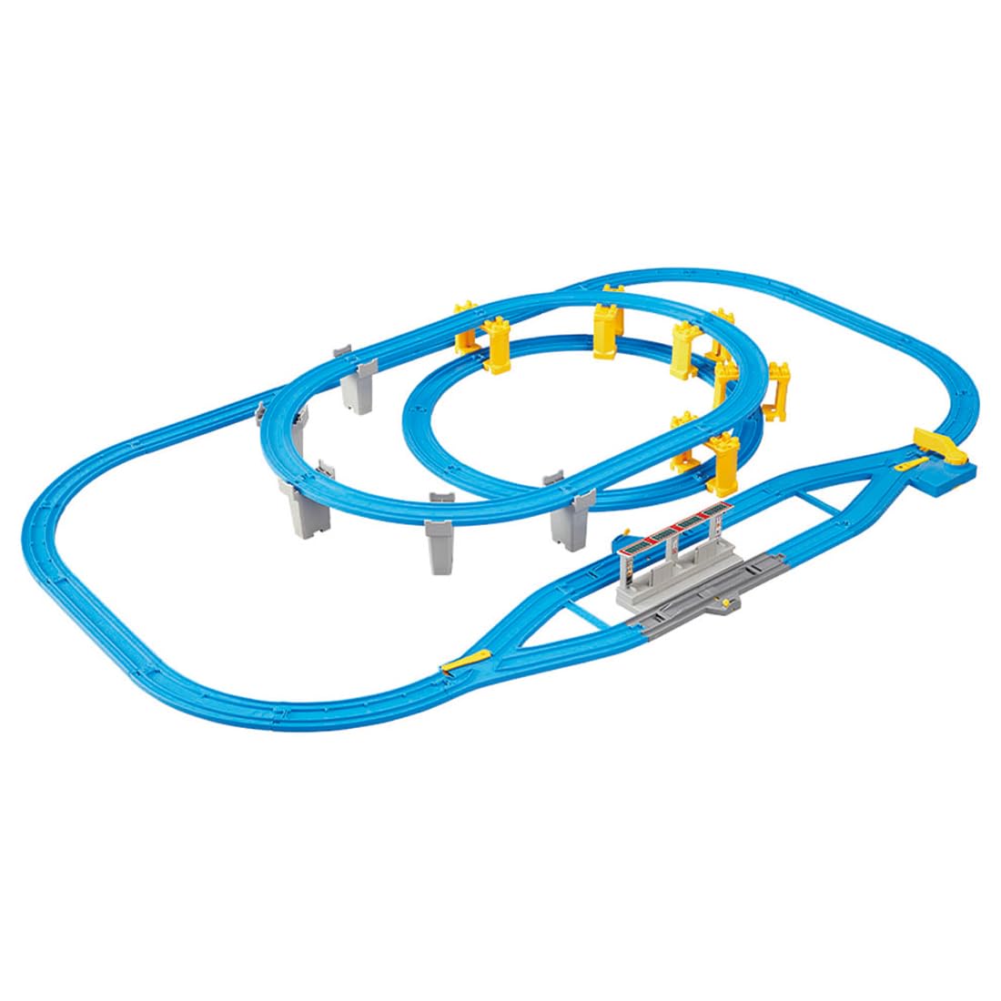 TAKARA TOMY Plarail Station Connecting Automatic Y-Point Rail Kit Train Toy NEW