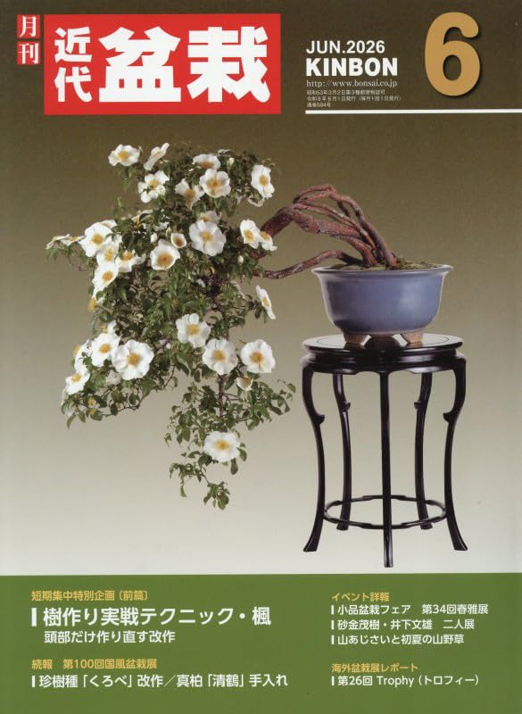 Japanese Bonsai Magazine / KINBON 2026.04.05.06 / Kindai Bonsai NEW