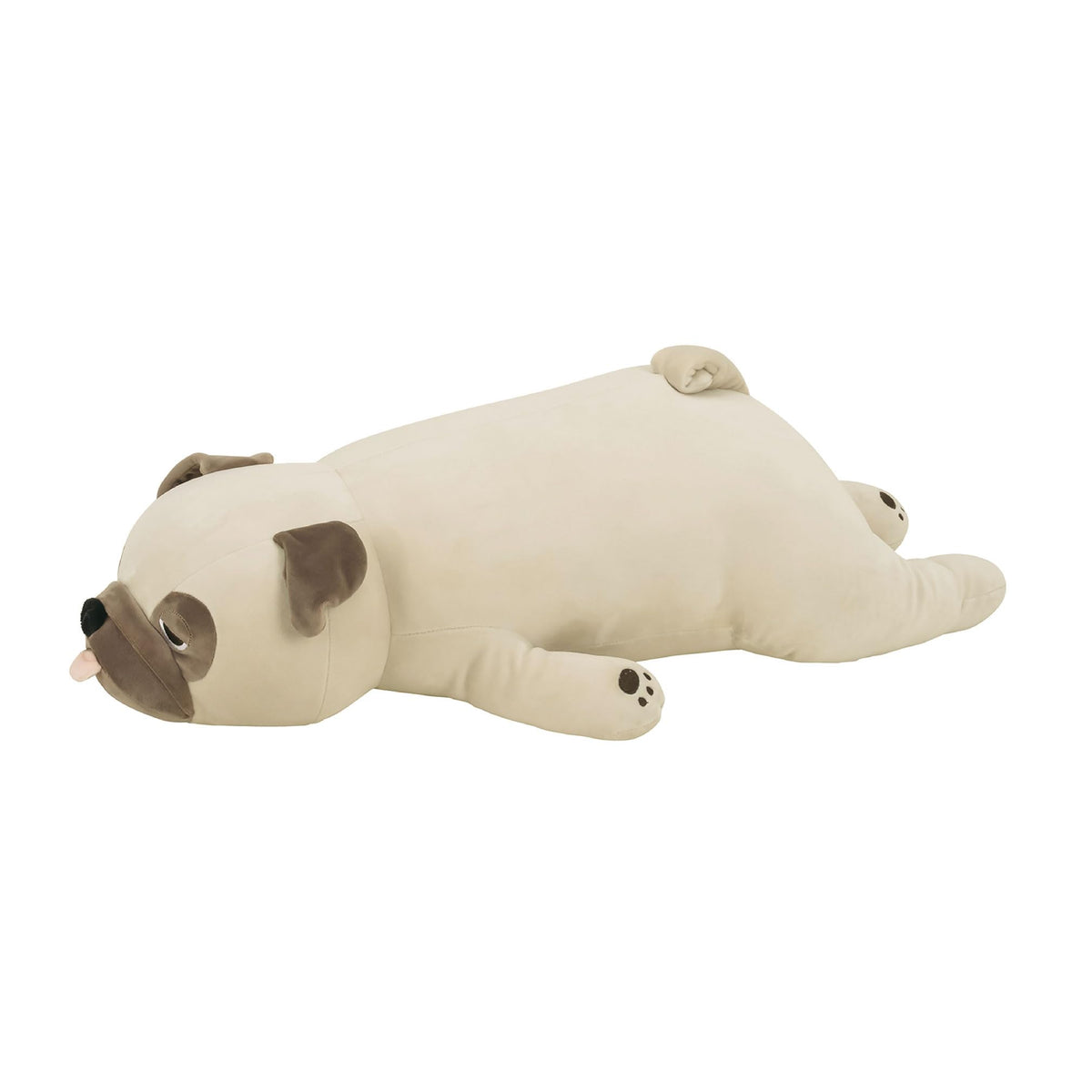 'Livheart Premium Nemunemu Animals Hana Pug Body Pillow Medium 55cm 48769-32 NEW'