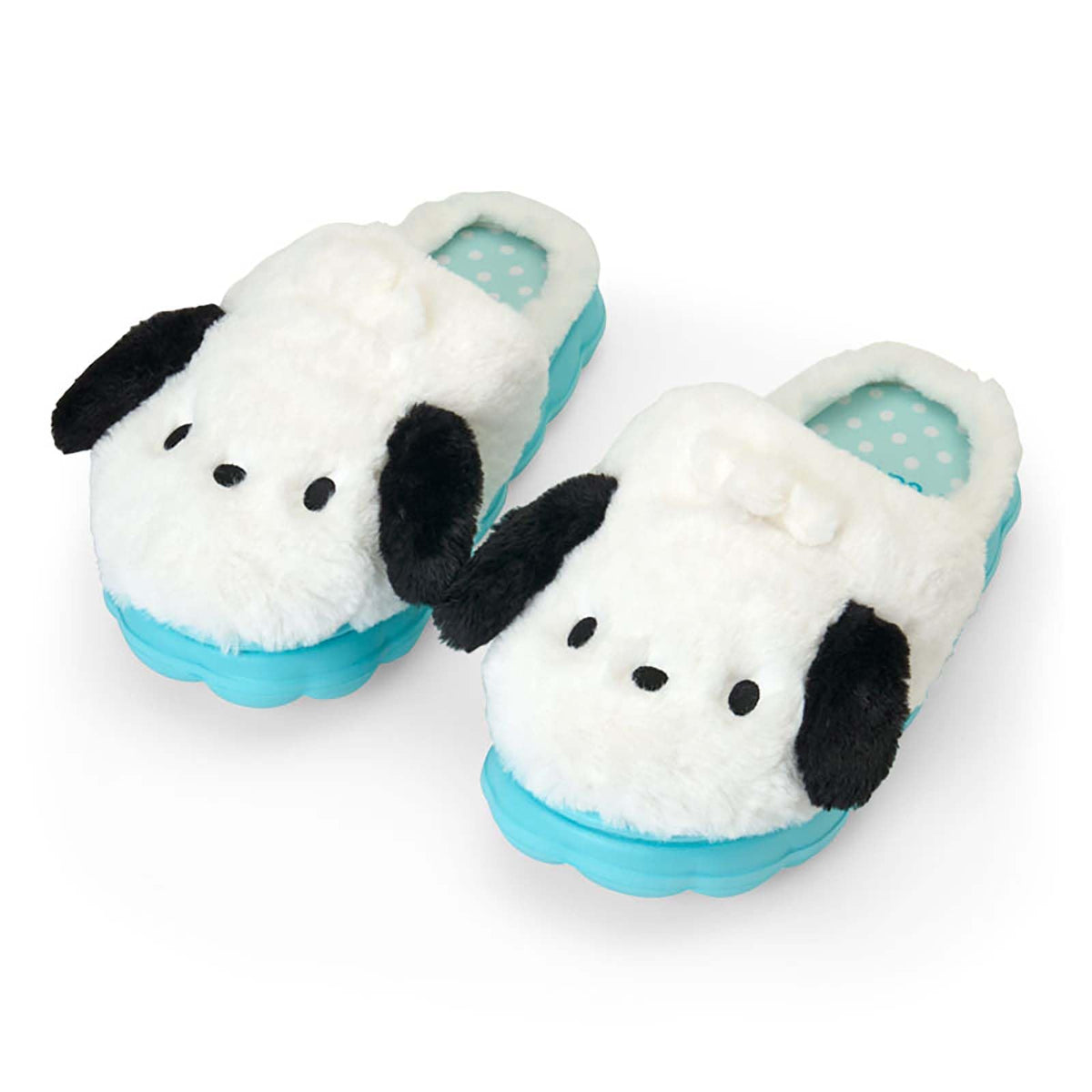 'Sanrio Pochacco Face-Shaped Slippers 274747 NEW'