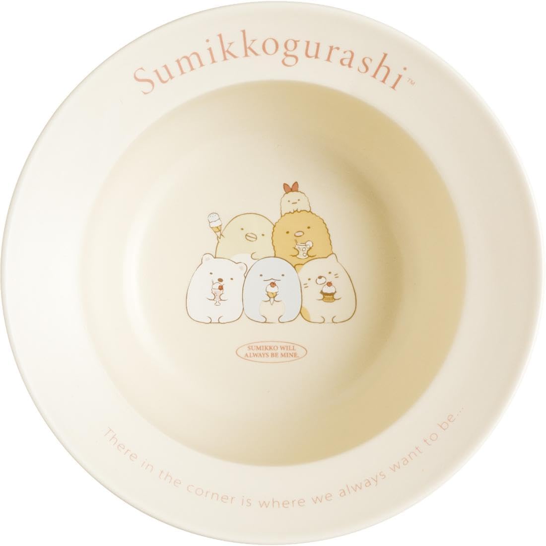 San-X Sumikko Gurashi Lettering Kitchen Series Bowl TK23202 Size approx. NEW