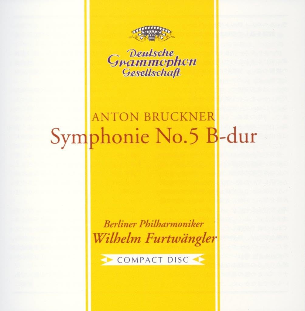 Wilhelm Furtwangler BPO NEW CD(UHQCD) Bruckner Symphony No.5 Rec.1942 Japan OBI
