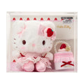 SANRIO Plush Toy & Accessory Case Set Strawberry Whipped Cake Hello Kitty NEW