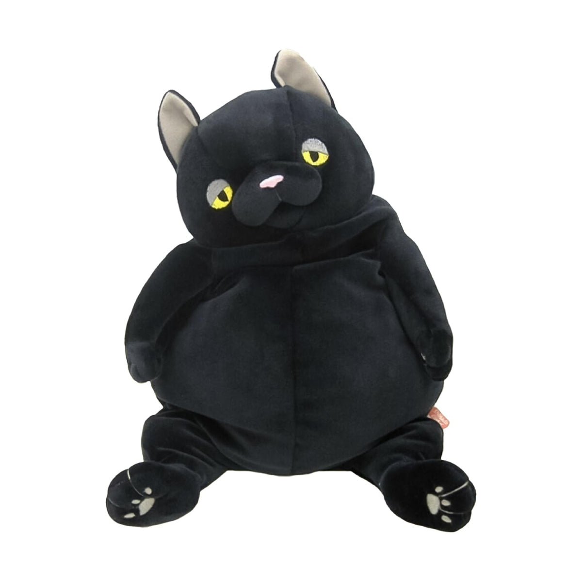 MORISAKA GLOBAL Mochineko Plush Toy Black L MONE-0350B NEW