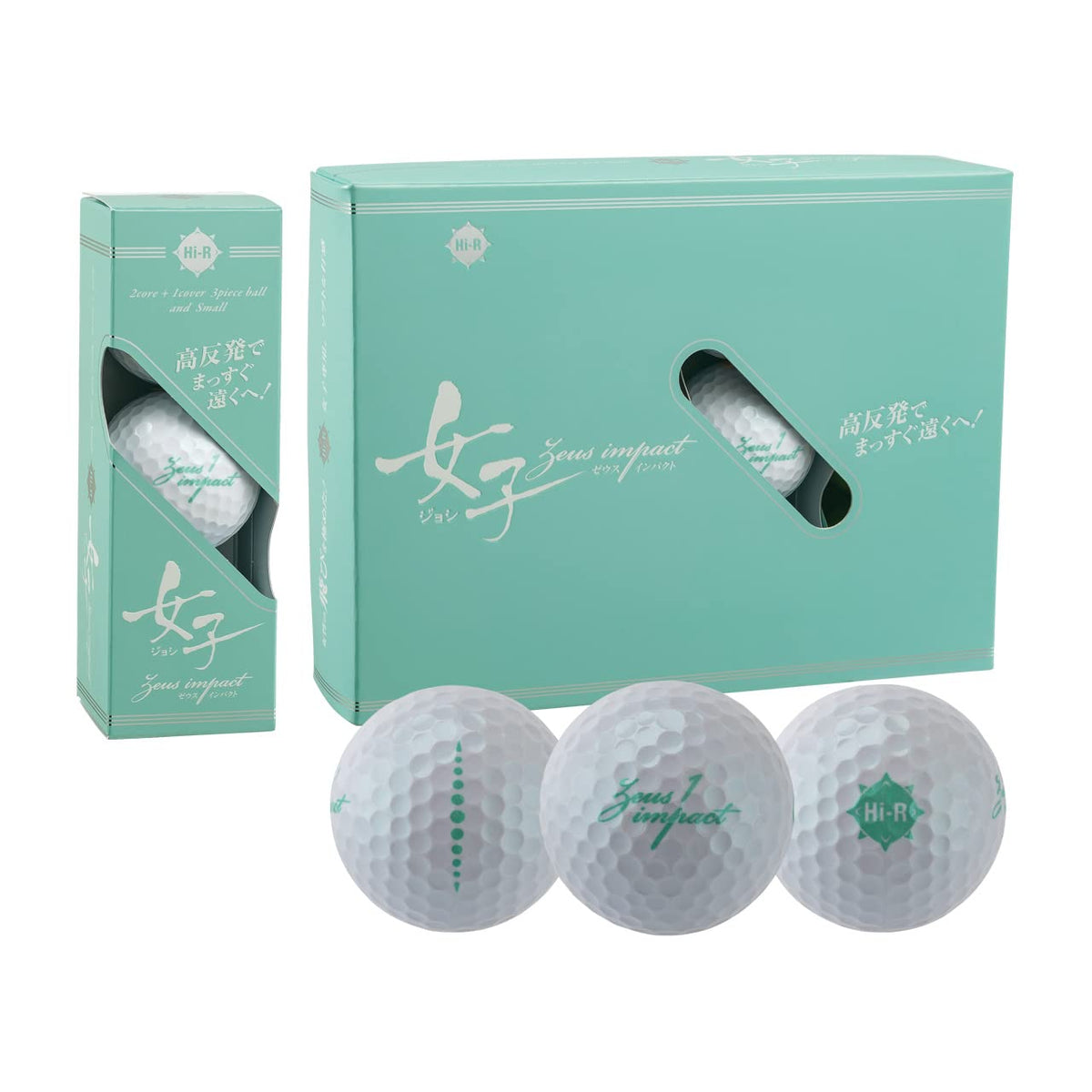 Kasco Golf Ball Zeus Impact Ladies 3 Pearl White NEW