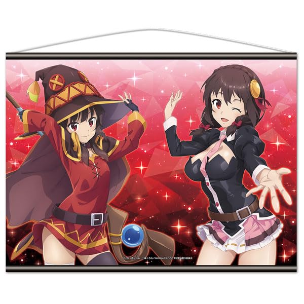 KONOSUBA An Explosion on This Wonderful World B2 Tapestry B Megumin & Yunyun NEW