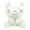 'GLOOMY Ribbon Angel White Hand Size Sitting Plush 8203-353 16x12x12cm Japan NEW'