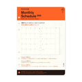 Plotter Monthly Schedule Refill 2026 Planner A5 Starts January 2025 77718168 NEW