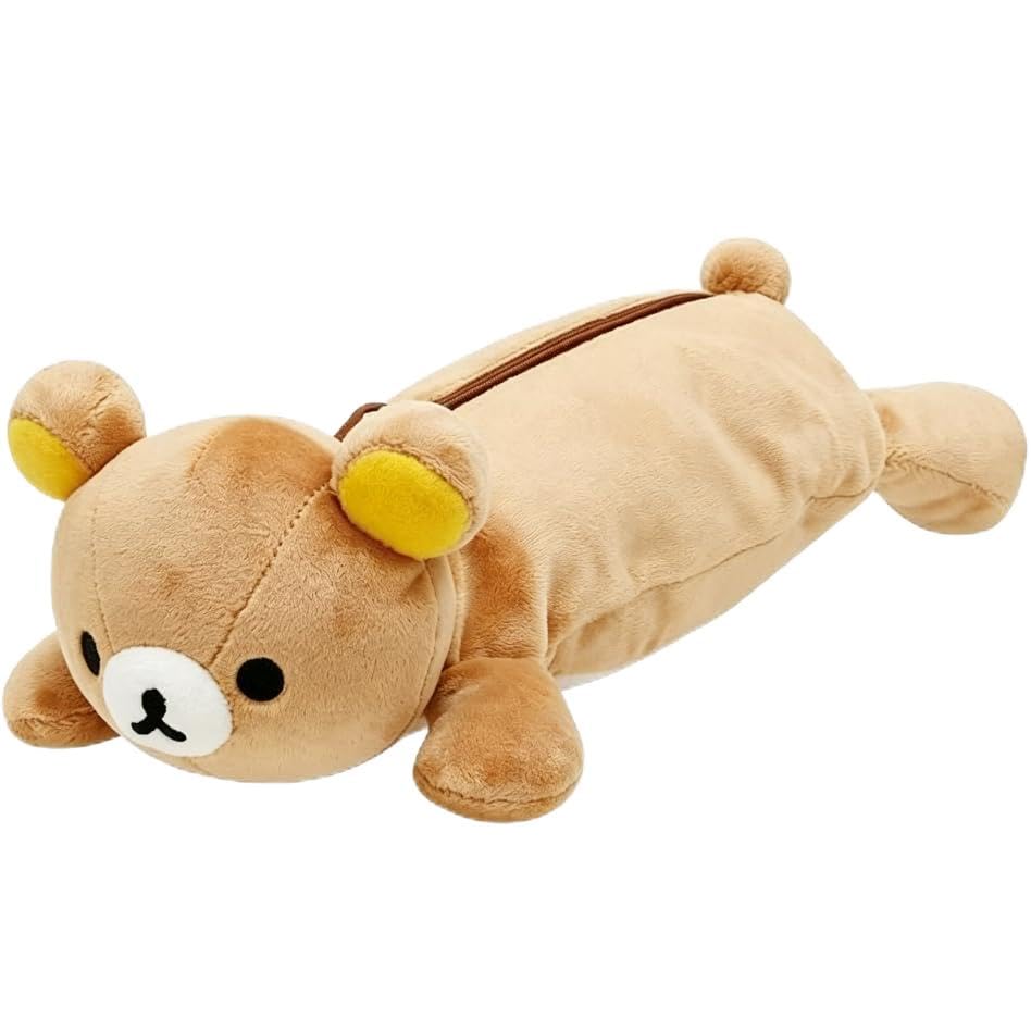 'NEW San-X Rilakkuma Plush Pen Pouch Rilakkuma PT13601'