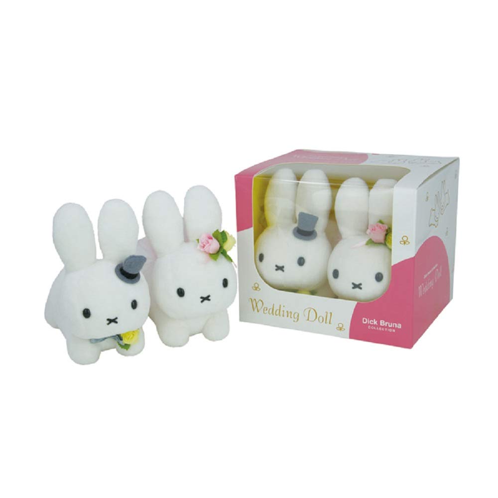 Sekiguchi Wedding Doll Rabbit Approx. Height 15 x Width 18 x Depth 15cm NEW