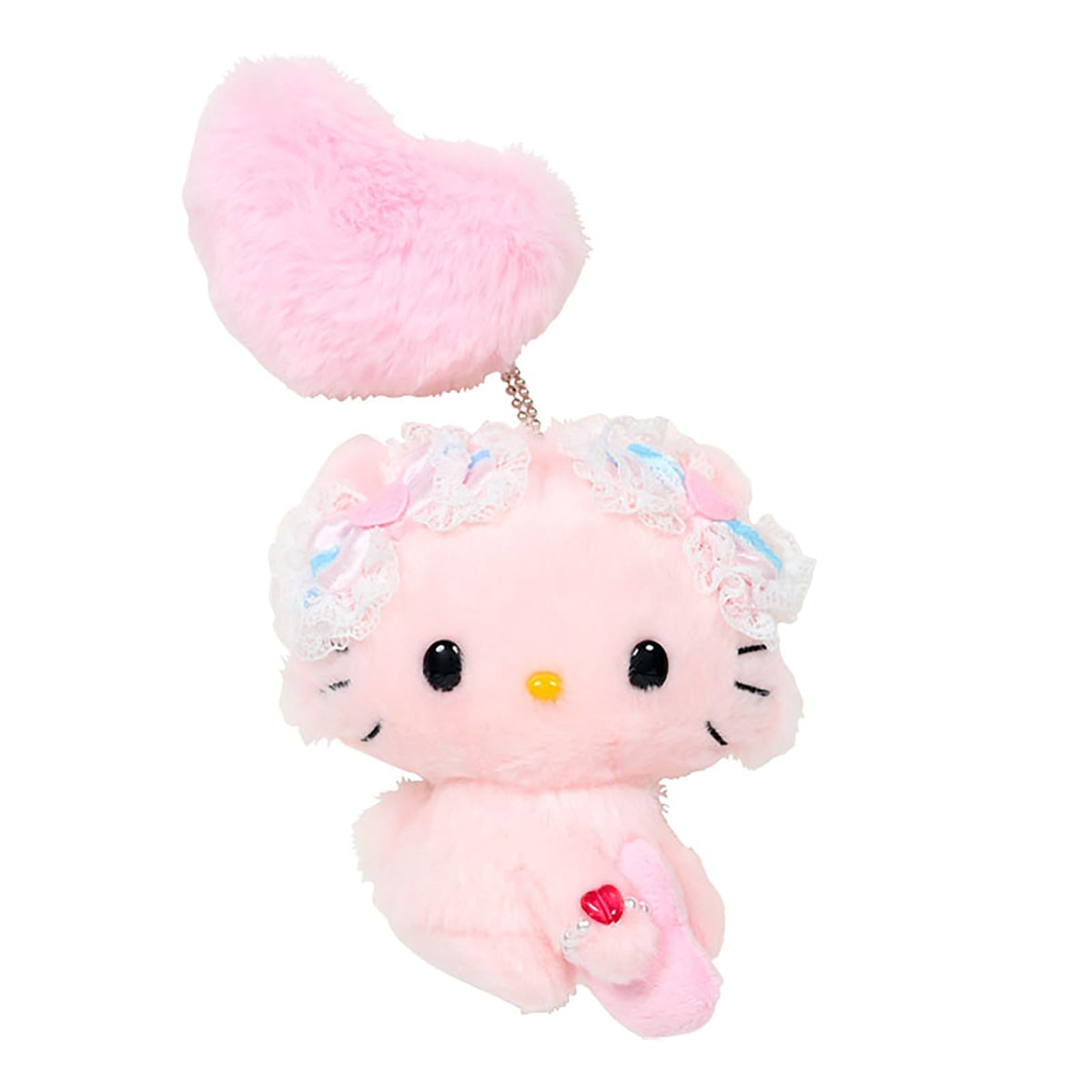 SANRIO Mascot Holder Heisei-born character Fluffy Heart Charmmy Kitty Honey NEW