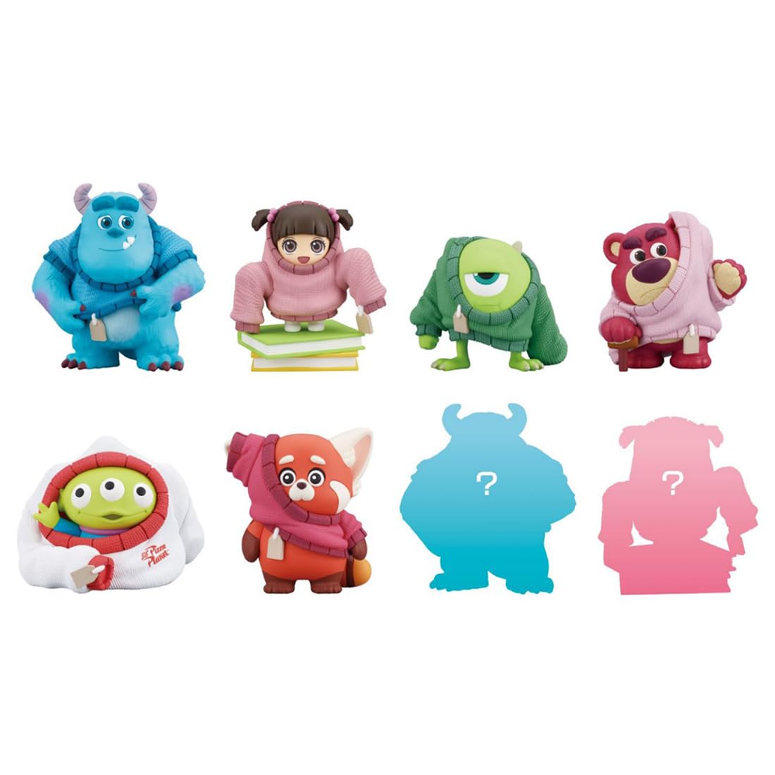 'NEW PERIHAPI Dressing Up Pixar Characters Box of 8'