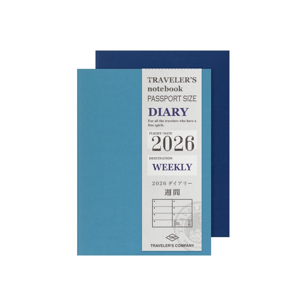 TravelerS Notebook Planner Refill 2026 Passport Size Weekly 14498006 (Starts J_