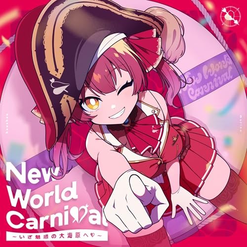 Houshou Marine - New World Carnival CD + Blu-ray First Press Limited Edition NEW