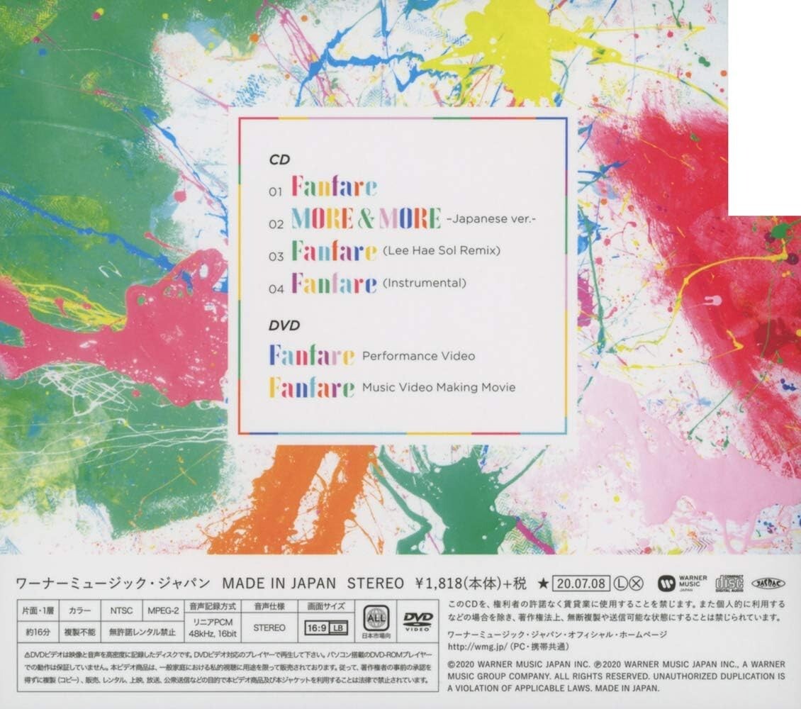 New Twice-Fanfare [TYPE A]-JAPAN CD DVD