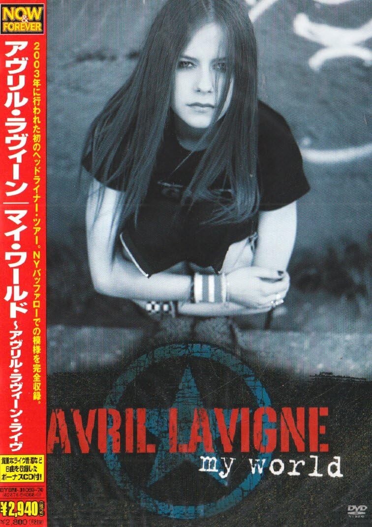 New Avril Lavigne Live DVD+CD(EP) My World 2003 Japan OBI JP