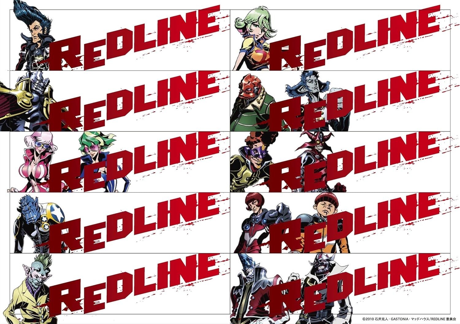 REDLINE Collectors Edition Blu-ray Post Card Sticker Japan English new