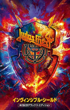 New Judas Priest Invincible Shield CLEAR BLUE Cassette Tape + PROMO BIG COVER