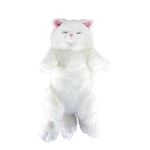 Sunlemon Sleeping Lap Cat Persian WH 22 x 14 x 47cm Stuffed Animal Cute Cat New