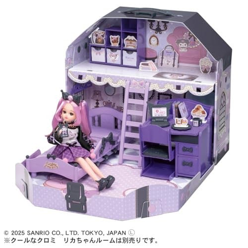 Takara Tomy Licca-chan Doll LD-11 Cool Kuromi Licca-chan Dress-up Pretend New