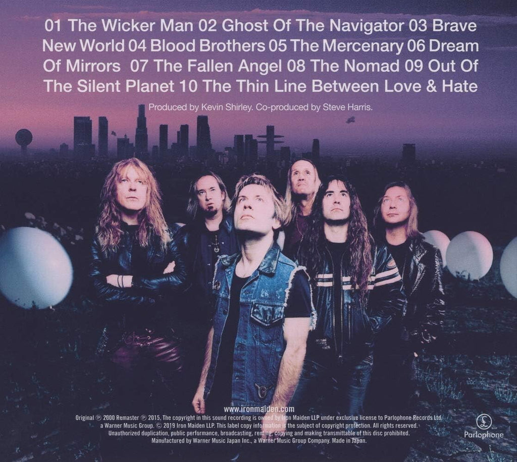 2015 REMASTER IRON MAIDEN Brave The New World JAPAN DIGIPAK CD New