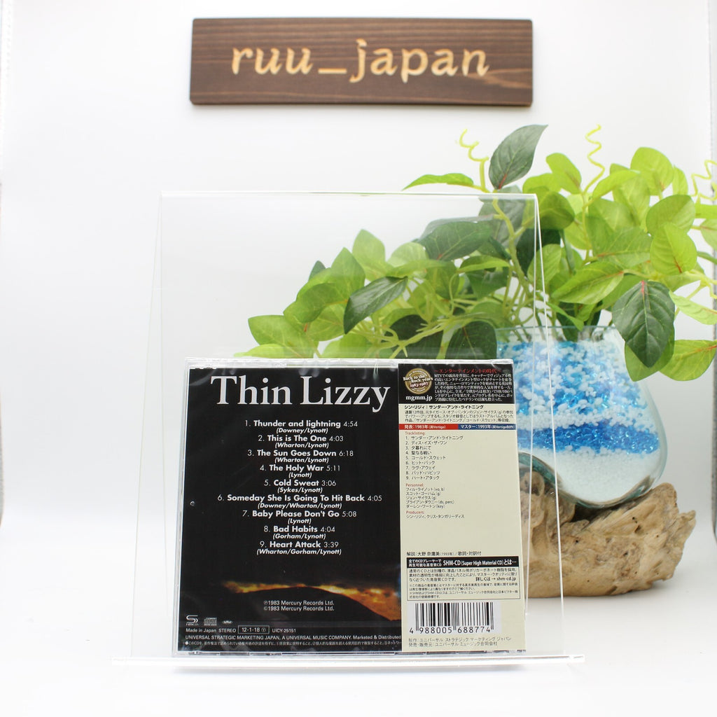 Thin Lizzy CD(SHM-CD) ”Thunder And Lightning Japan OBI New
