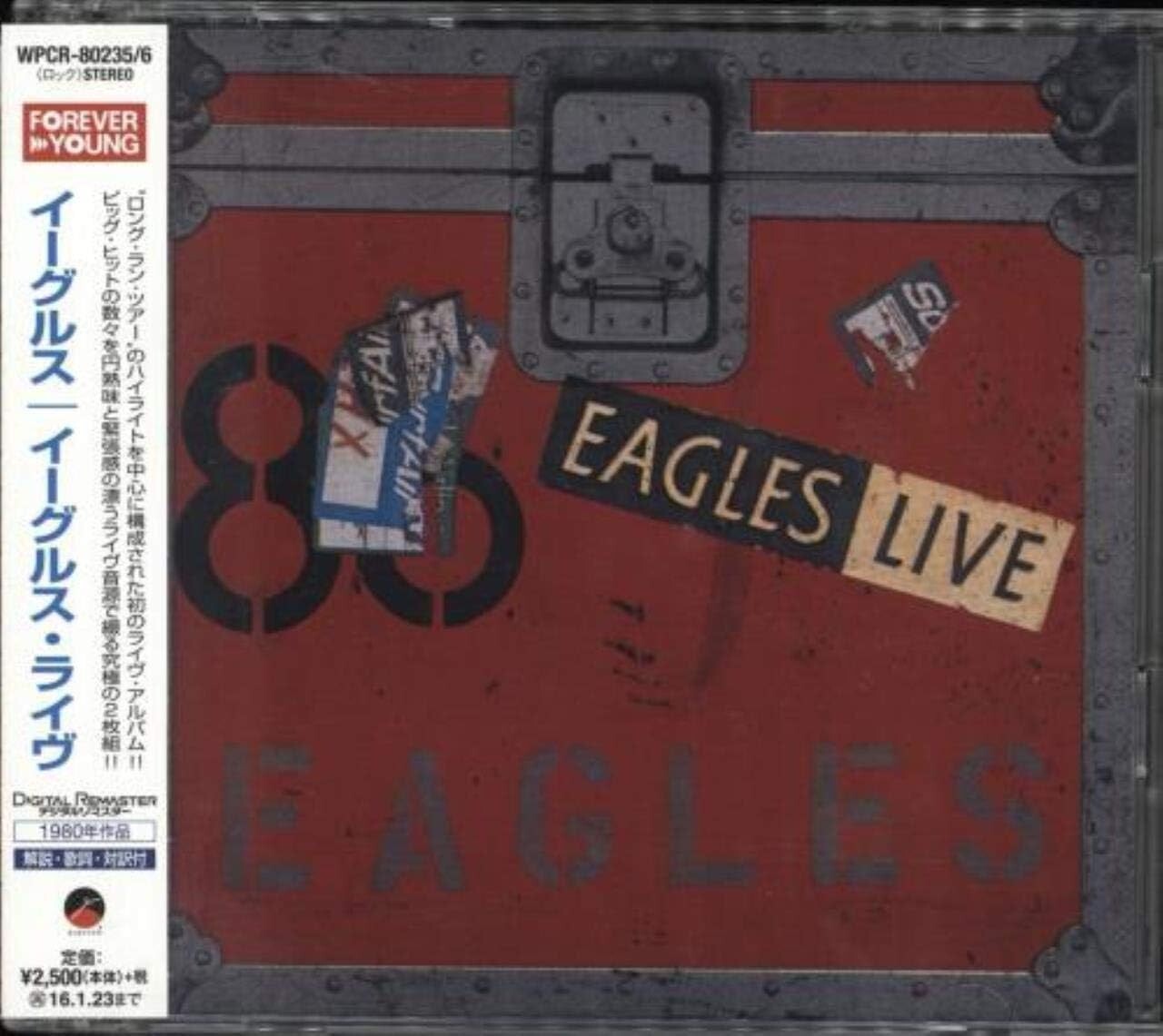 Eagles 2CD Eagles Live Japan OBI New